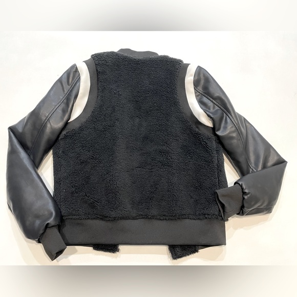 Pleather and Fleece Joe Boxer Jacket S - Picture 2 of 5